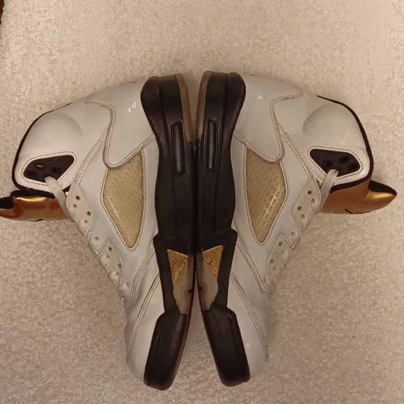 Jordan 5 Retro Olympic Gold ,Men's Size-8 - Picture 4 of 14